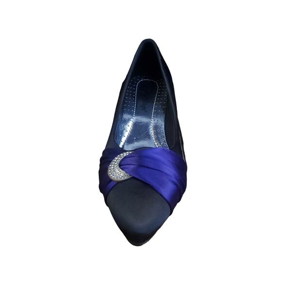 Angel Steps Black Purple Pumps Women's US Size 7.5 Dress Gothic Moon Elegant - Picture 5 of 16